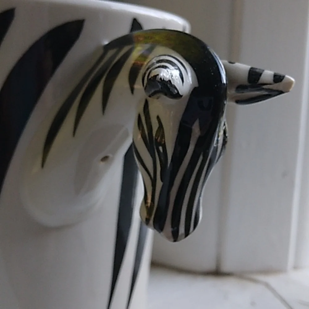 Pier 1 Zebra Mug